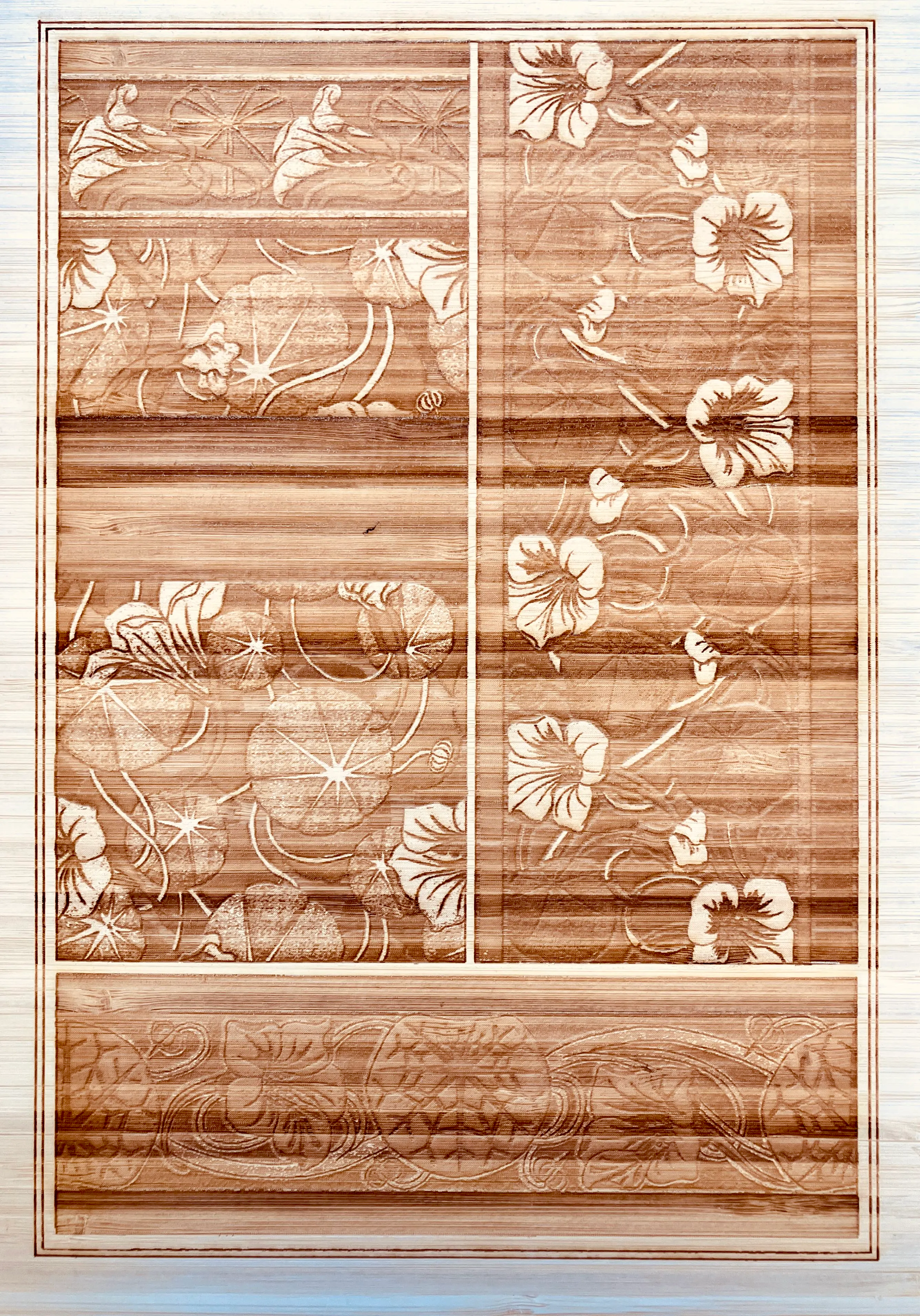 Visconti Lasercut Nasturtiums