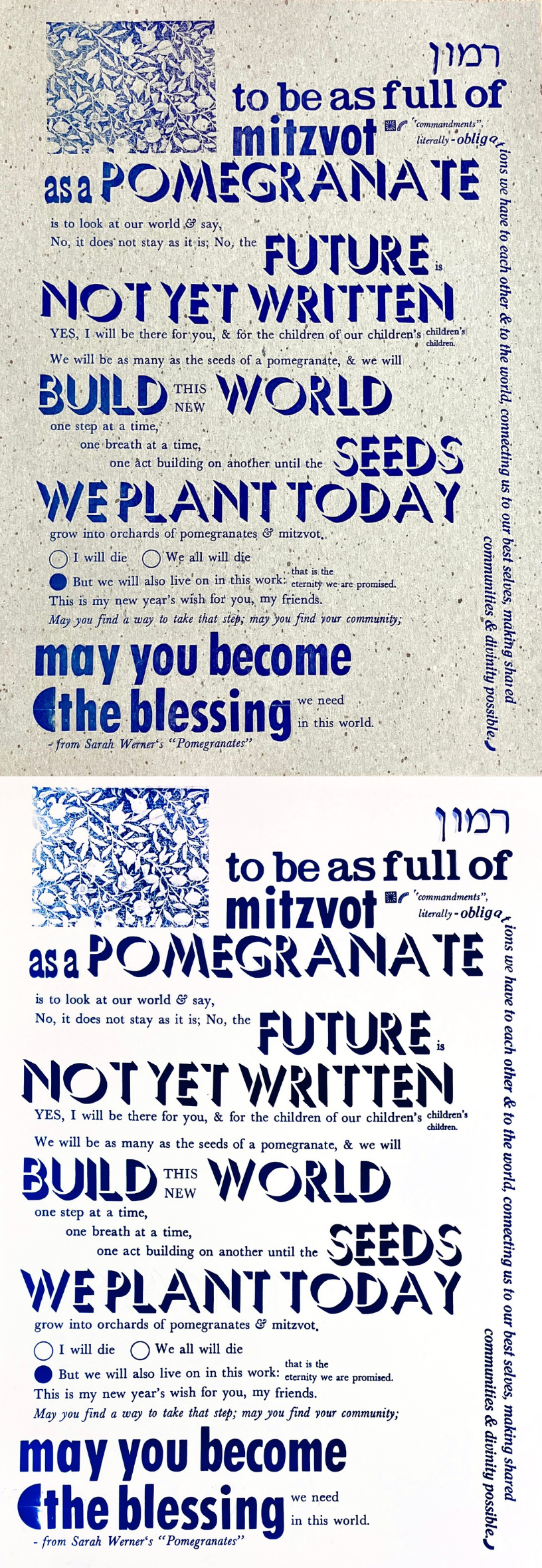 Visconti Print Series Pomegranates