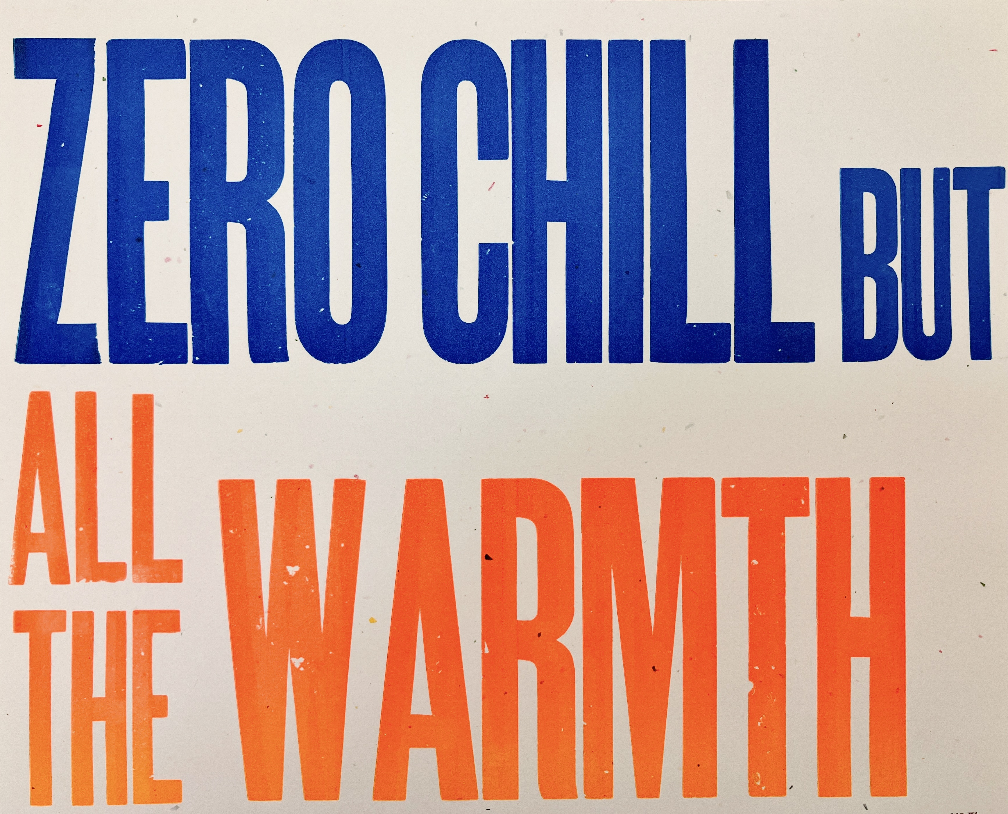 Visconti Print ZeroChillButAllTheWarmth