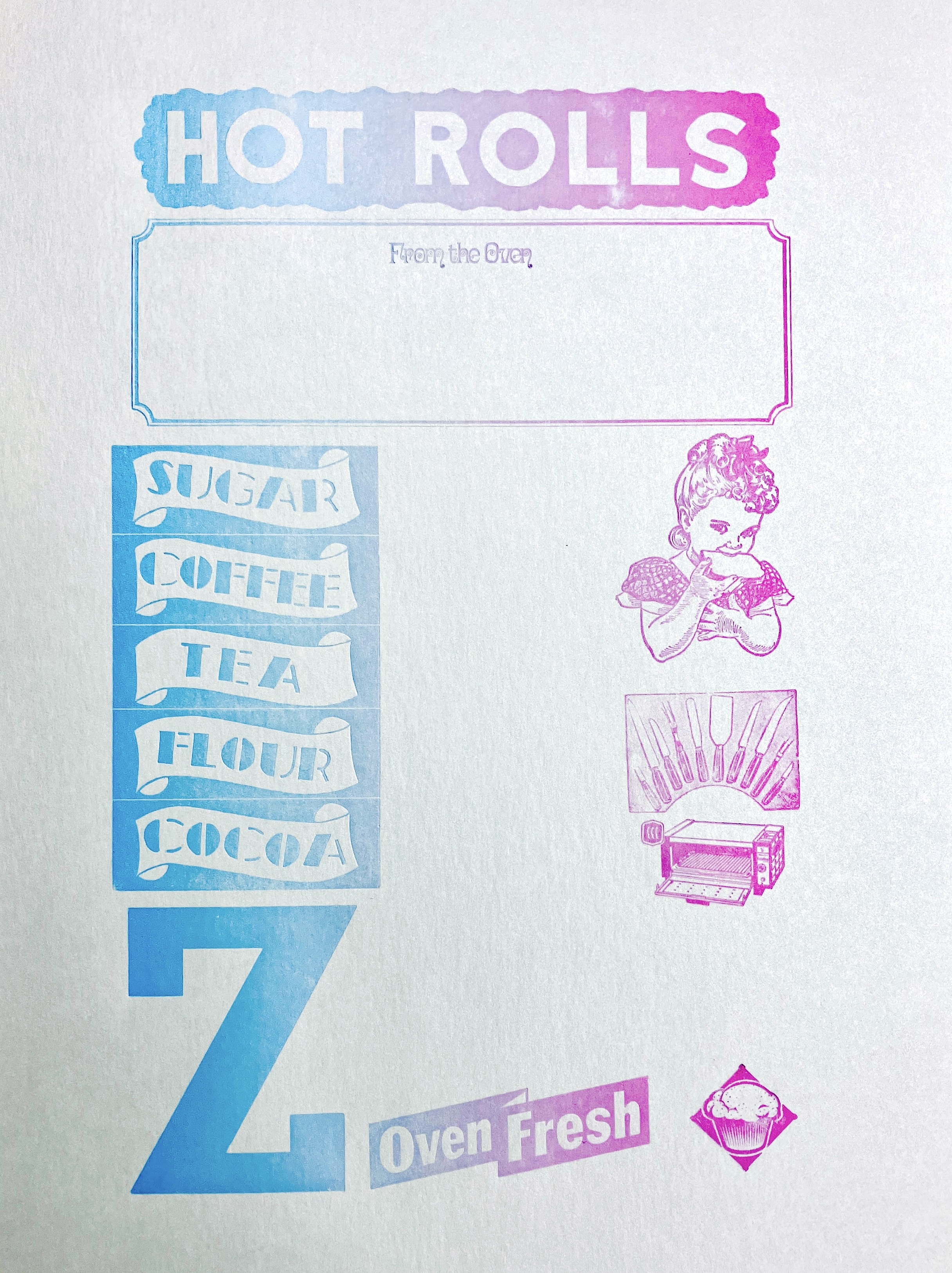 Visconti Print ZineBakeryHotRolls