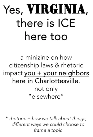 Visconti Zines Advocacy YesVirginiaThereIsICEHereToo