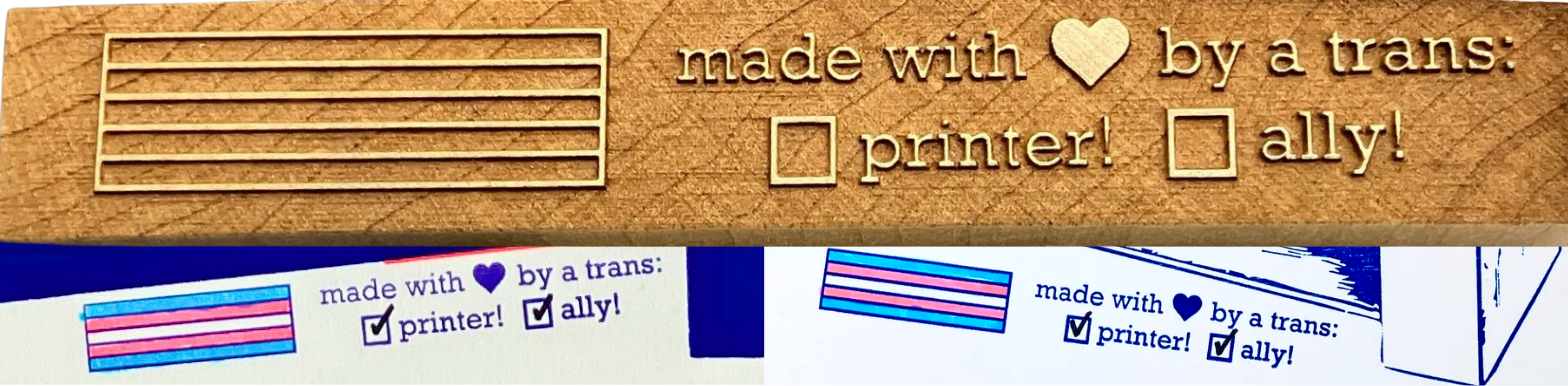 Lasercut PrintExamples PrintedWithLoveTrans
