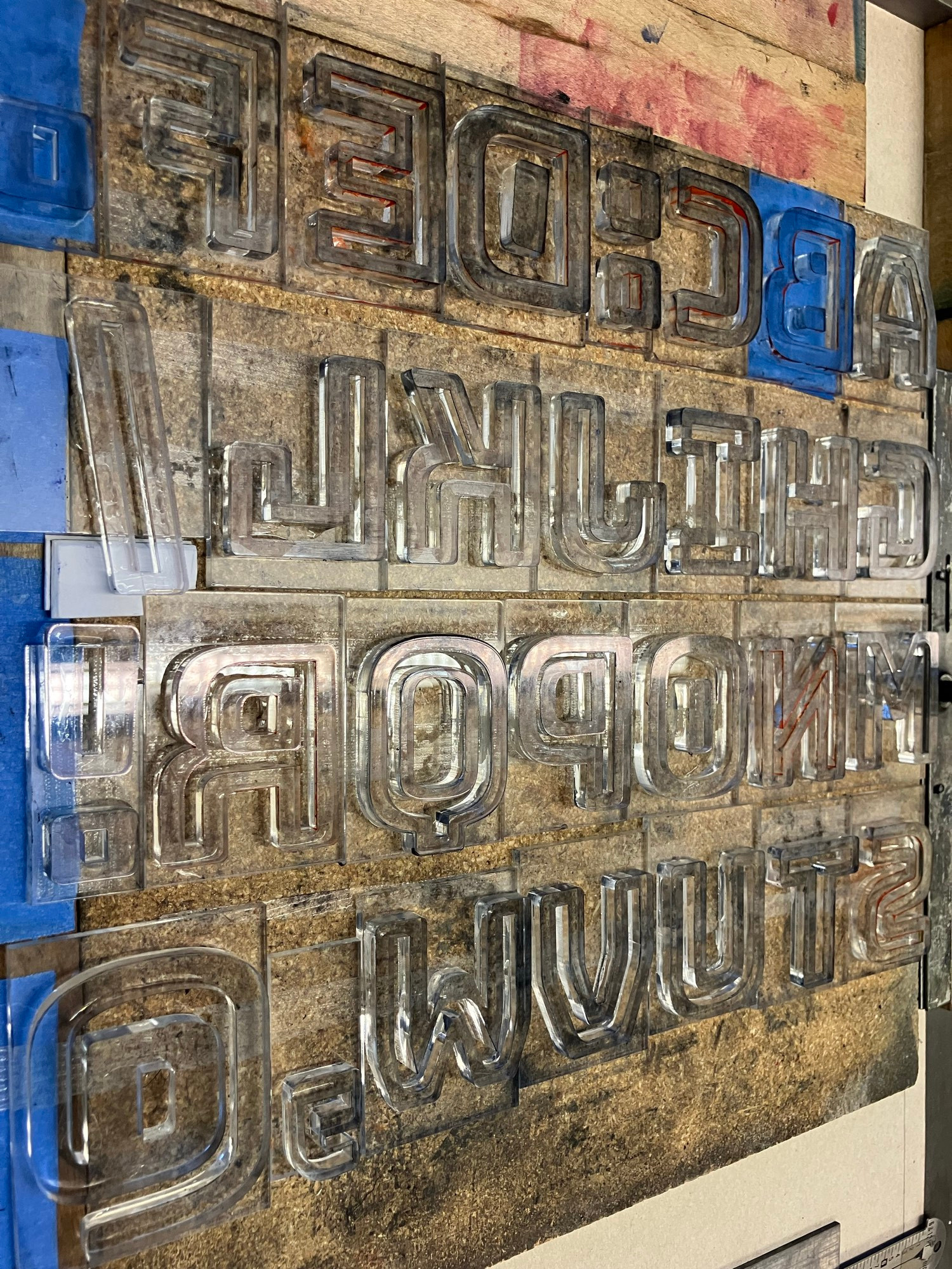 Lasercut Type & Blocks 23