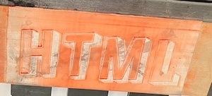 Lasercut Type & Blocks 25