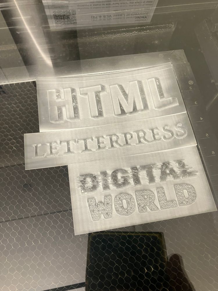 Lasercut Type & Blocks 44