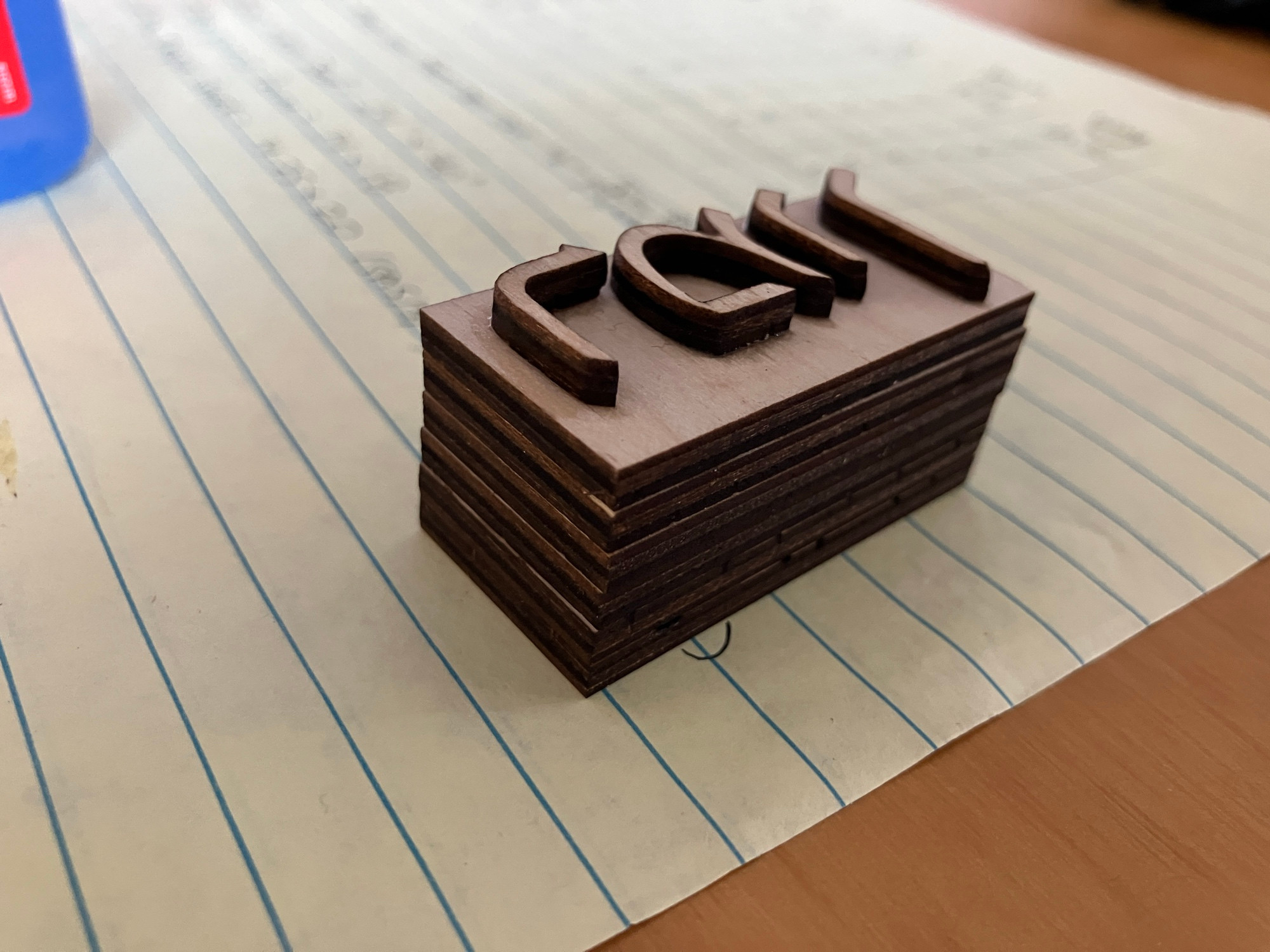 Lasercut Type & Blocks 56