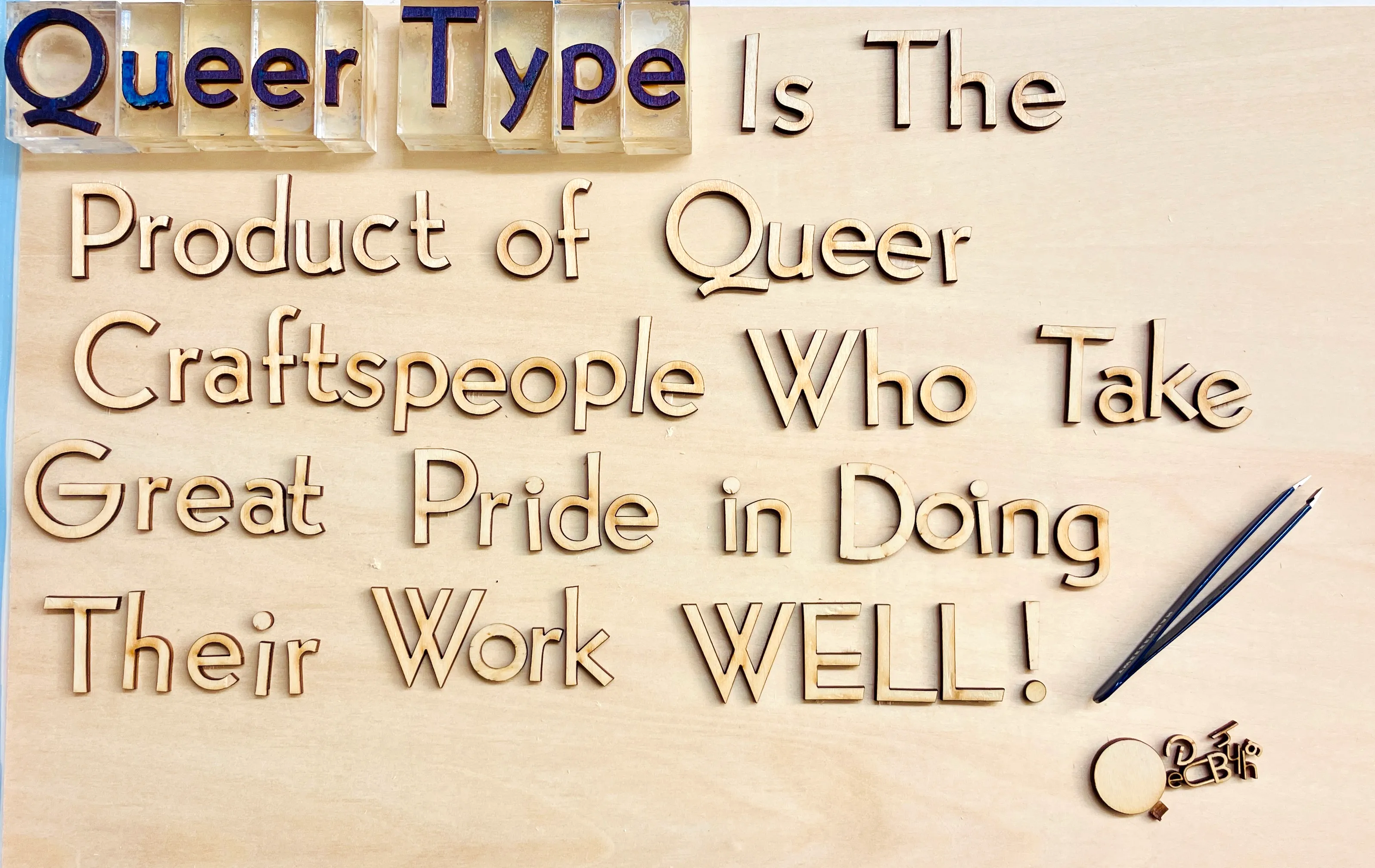 QueerBernhardTypeLasercut