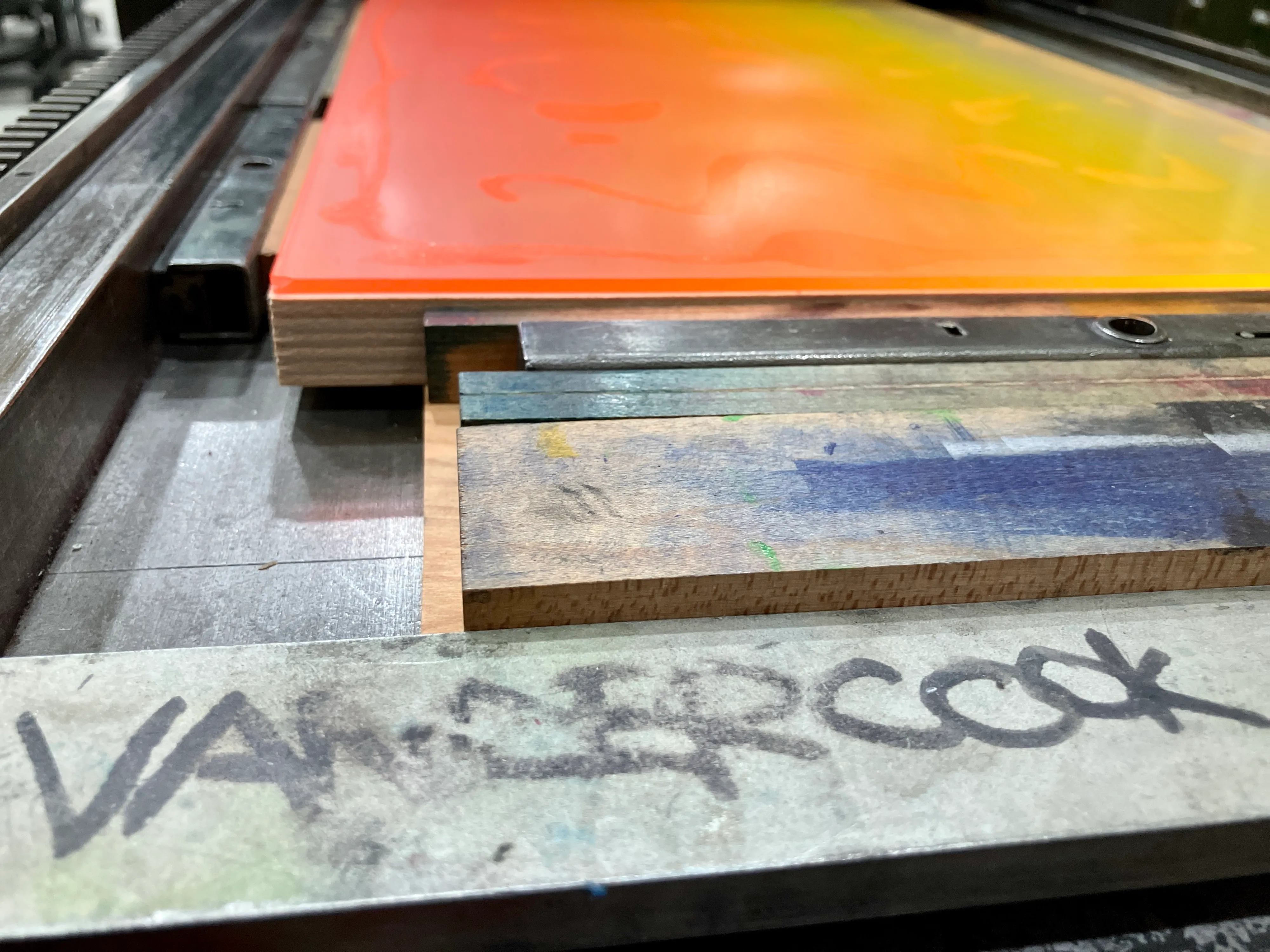 Letterpress Techniques SunsetBoard