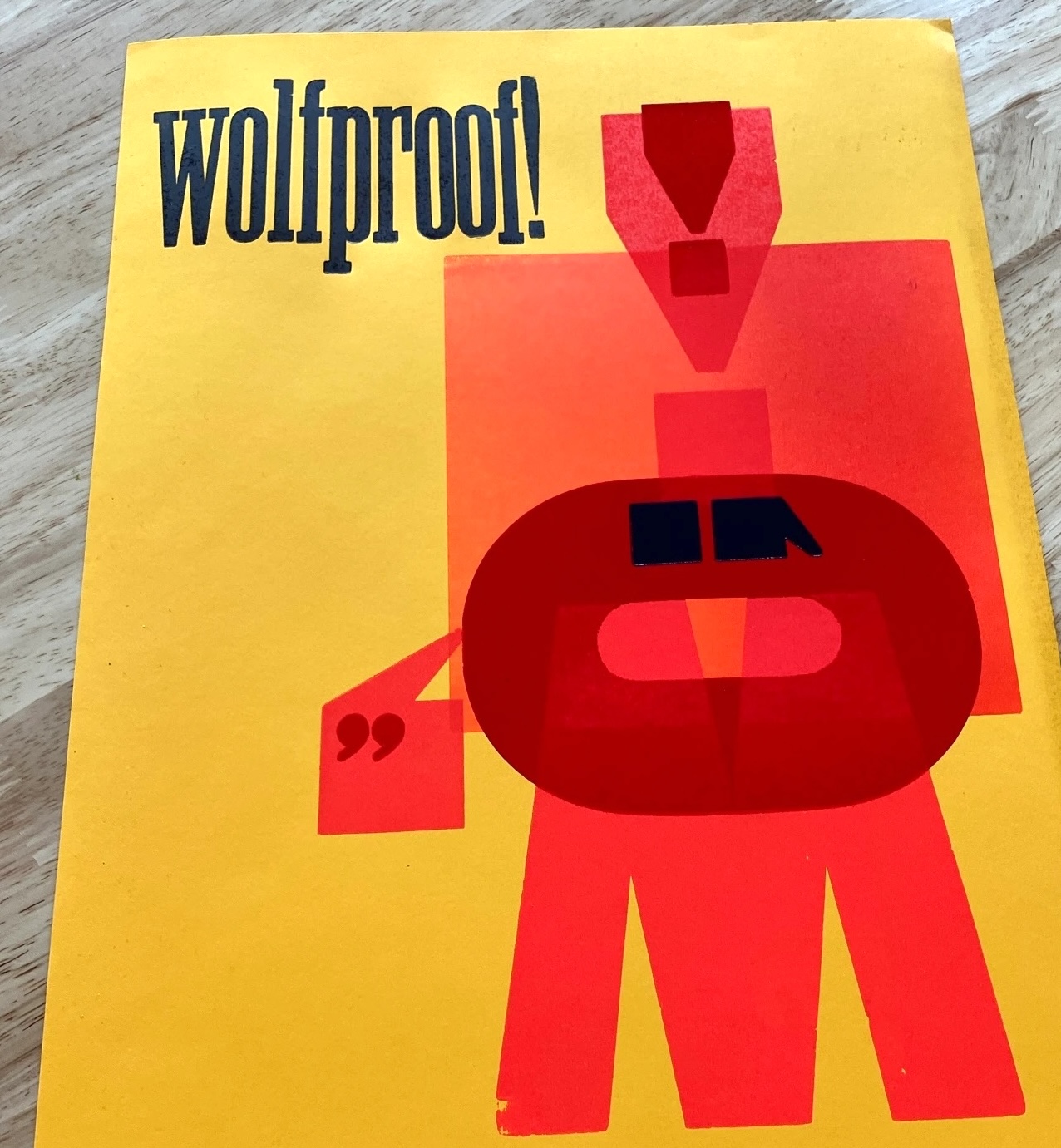 Prints 77 WolfproofDruksel