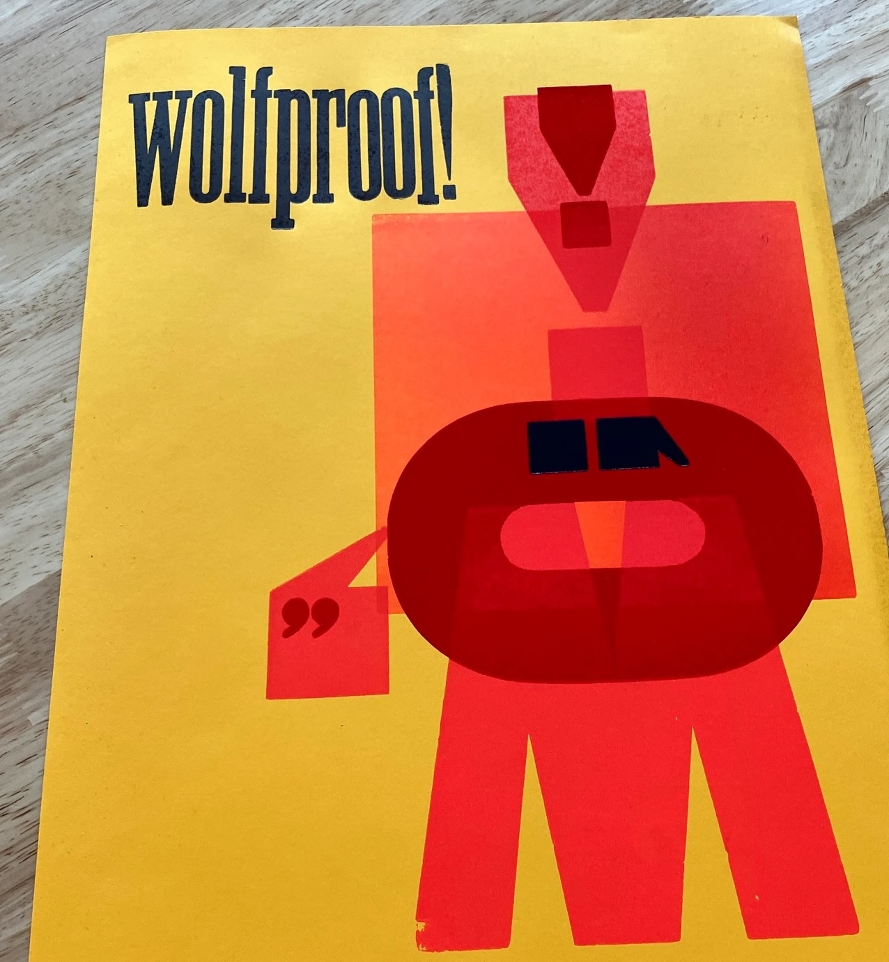 Prints 77 WolfproofDruksel