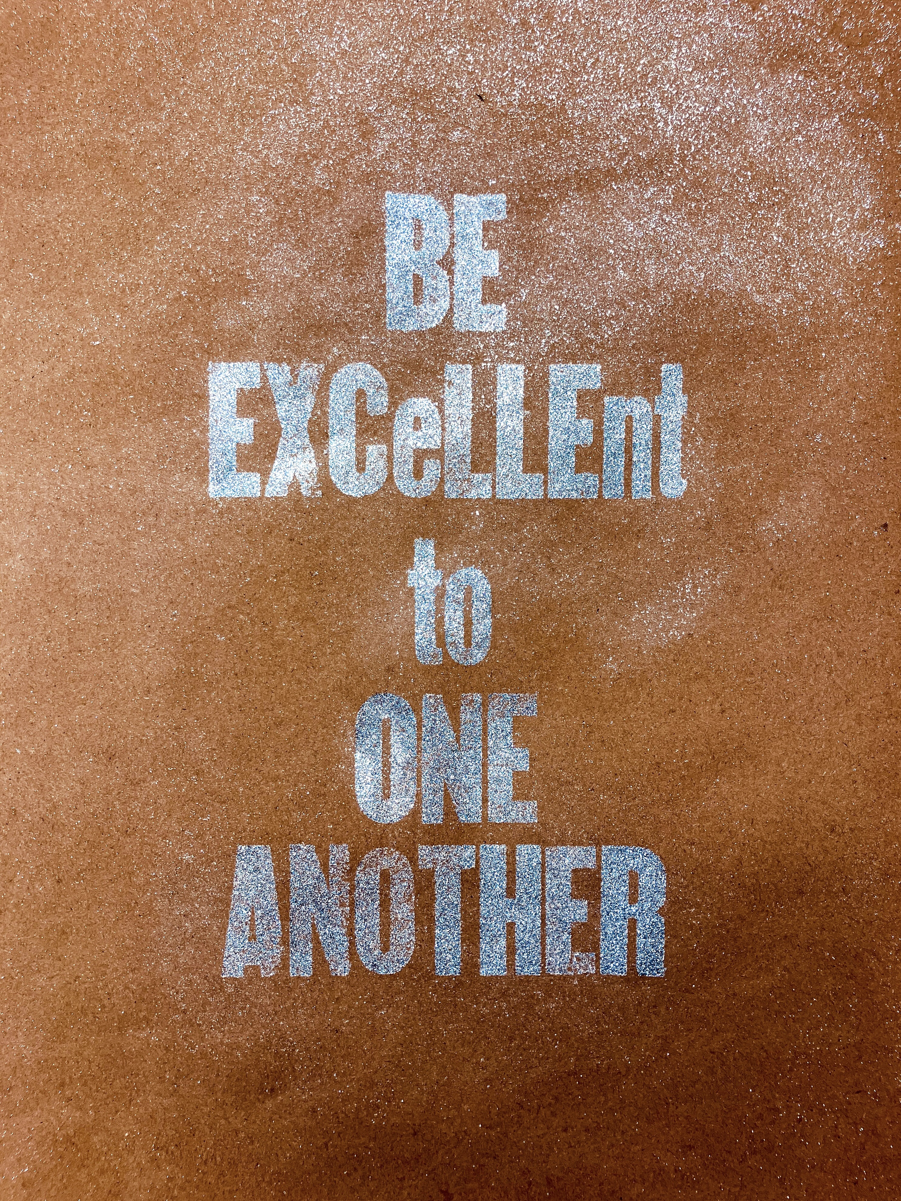 Visconti Print BeExcellentToOneAnother