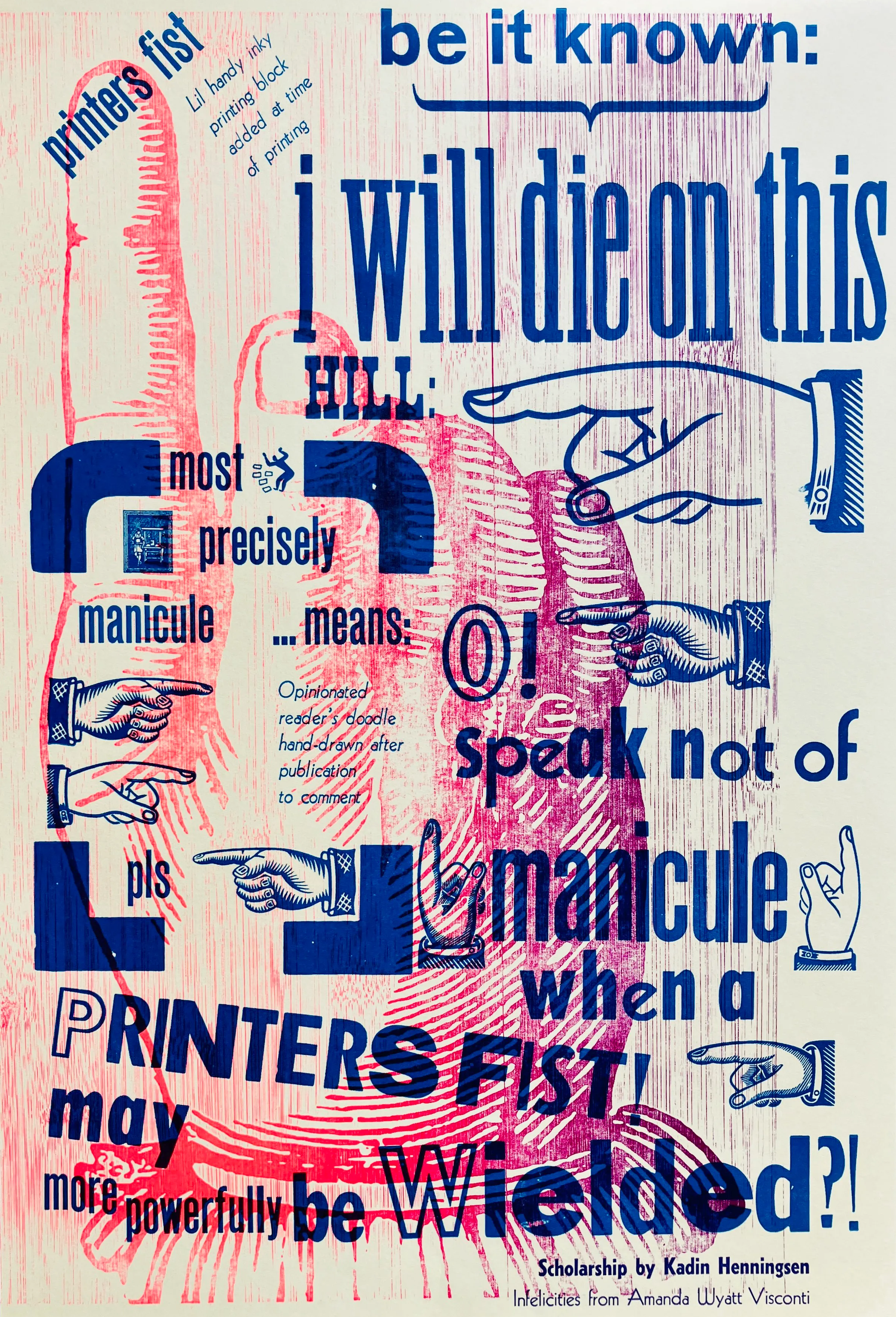 Visconti Print PrintersFistManiculeStaticVersion