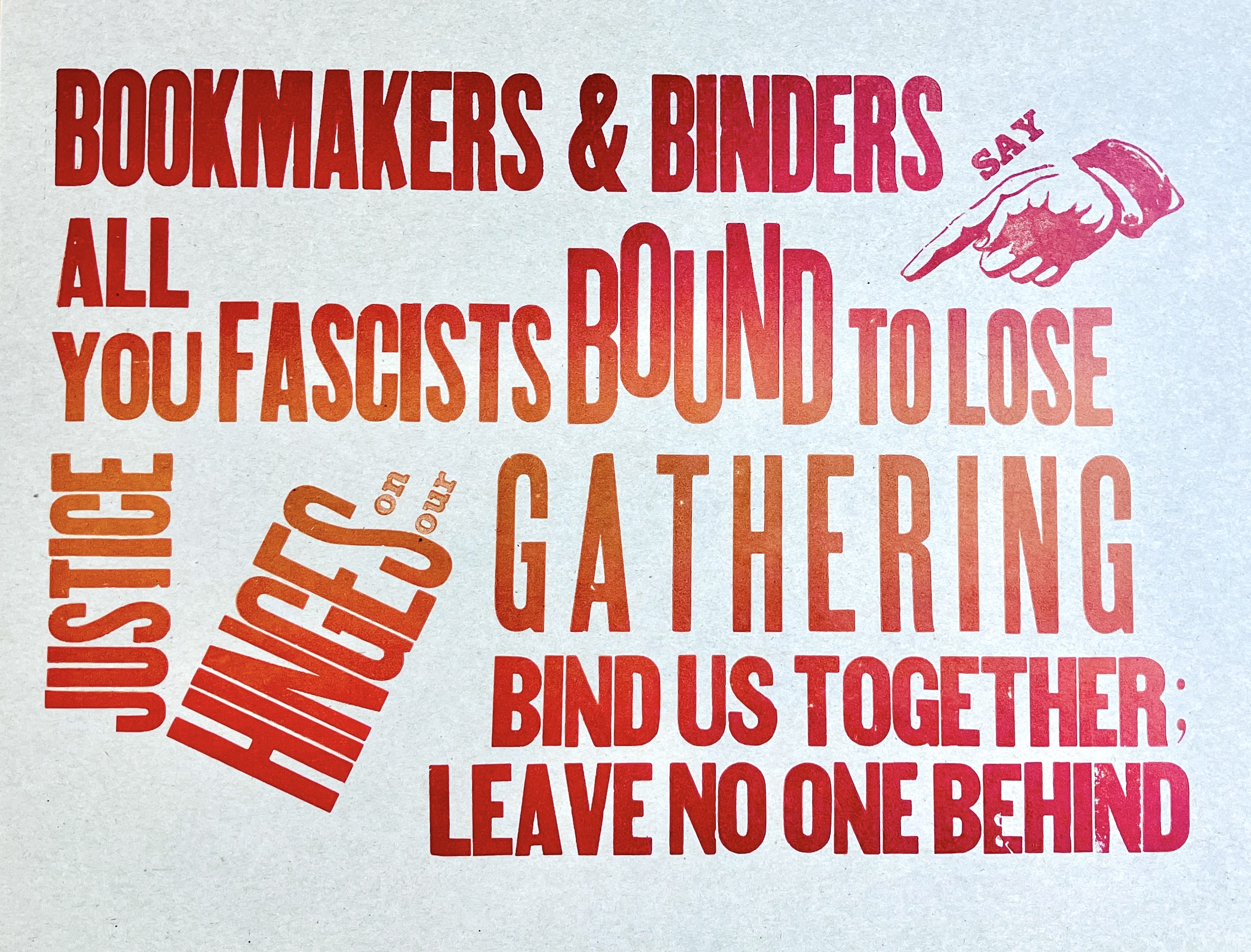 Visconti Print BookmakersSay ChipRedGradient