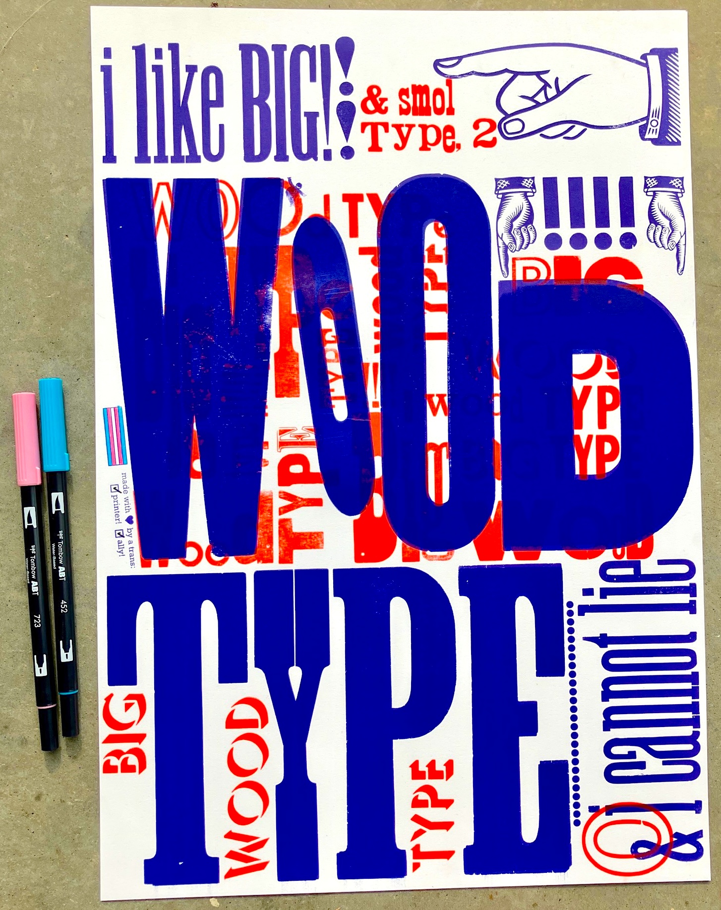 Visconti Print ILikeBigWoodType