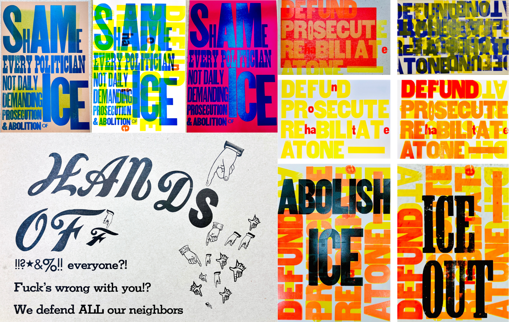 Visconti Print Series AbolishICELoveThyNeighbor