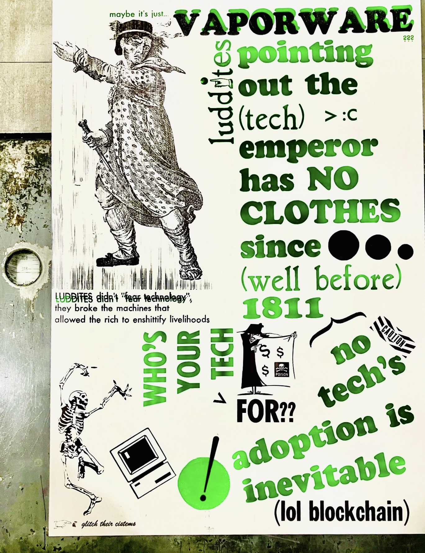 Visconti Print VaporwareLuddites PressBg